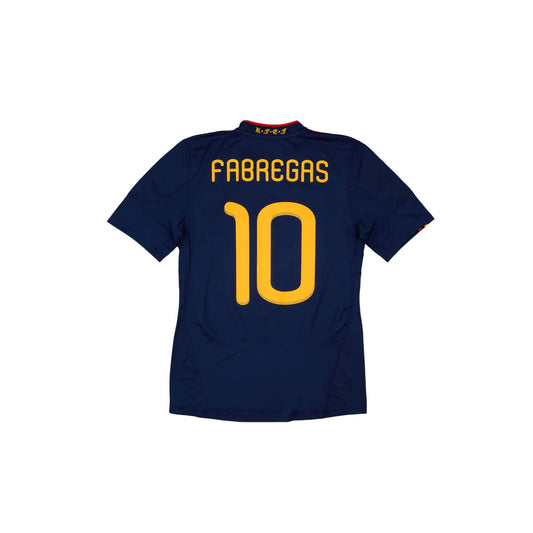 Cesc Fabregas hand signed 2010 spain final shirt