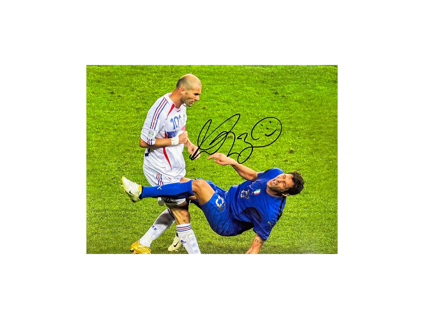 Pre order - Marco Materazzi hand signed 16x12 Image