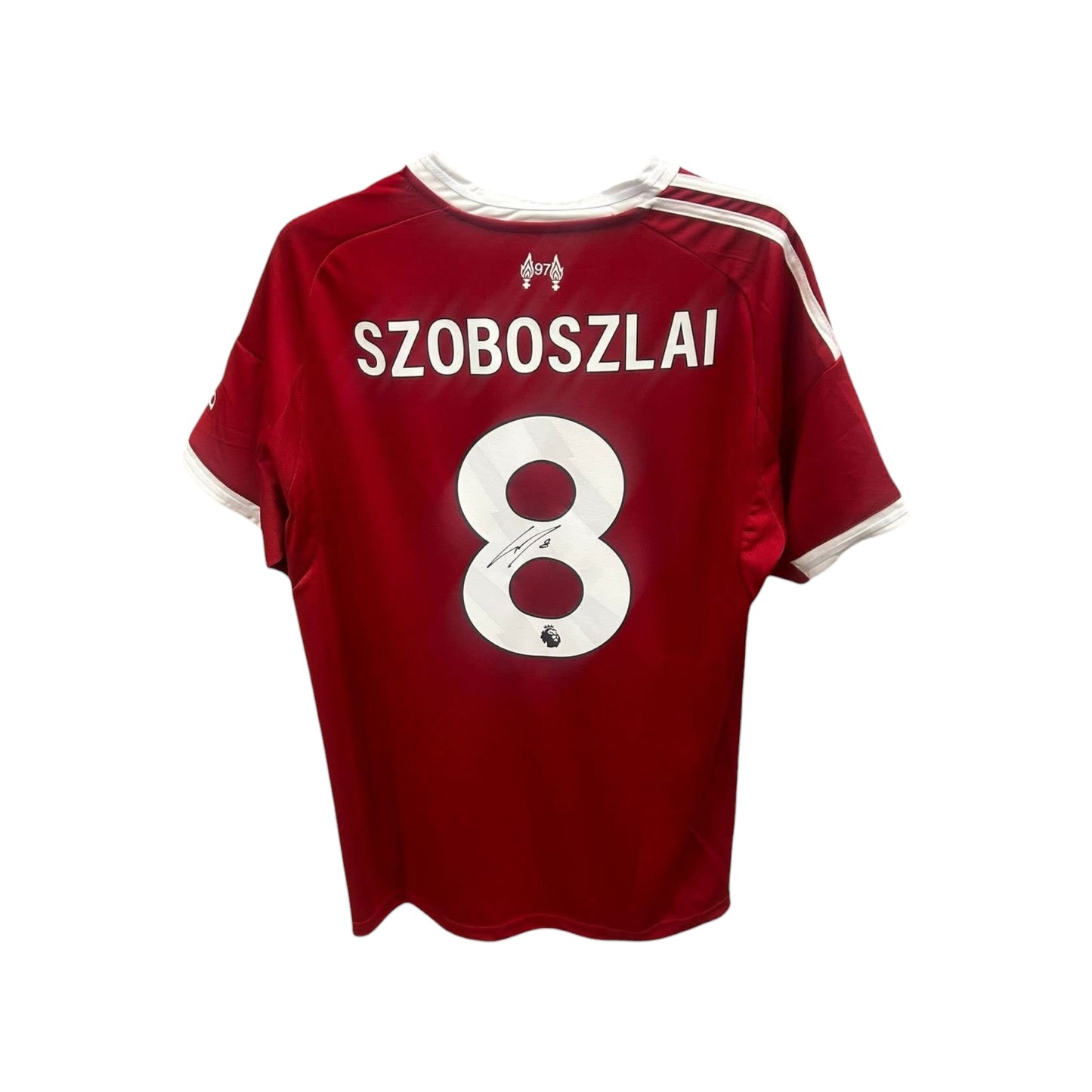 Dominik Szoboszlai hand signed 25/26 home shirt