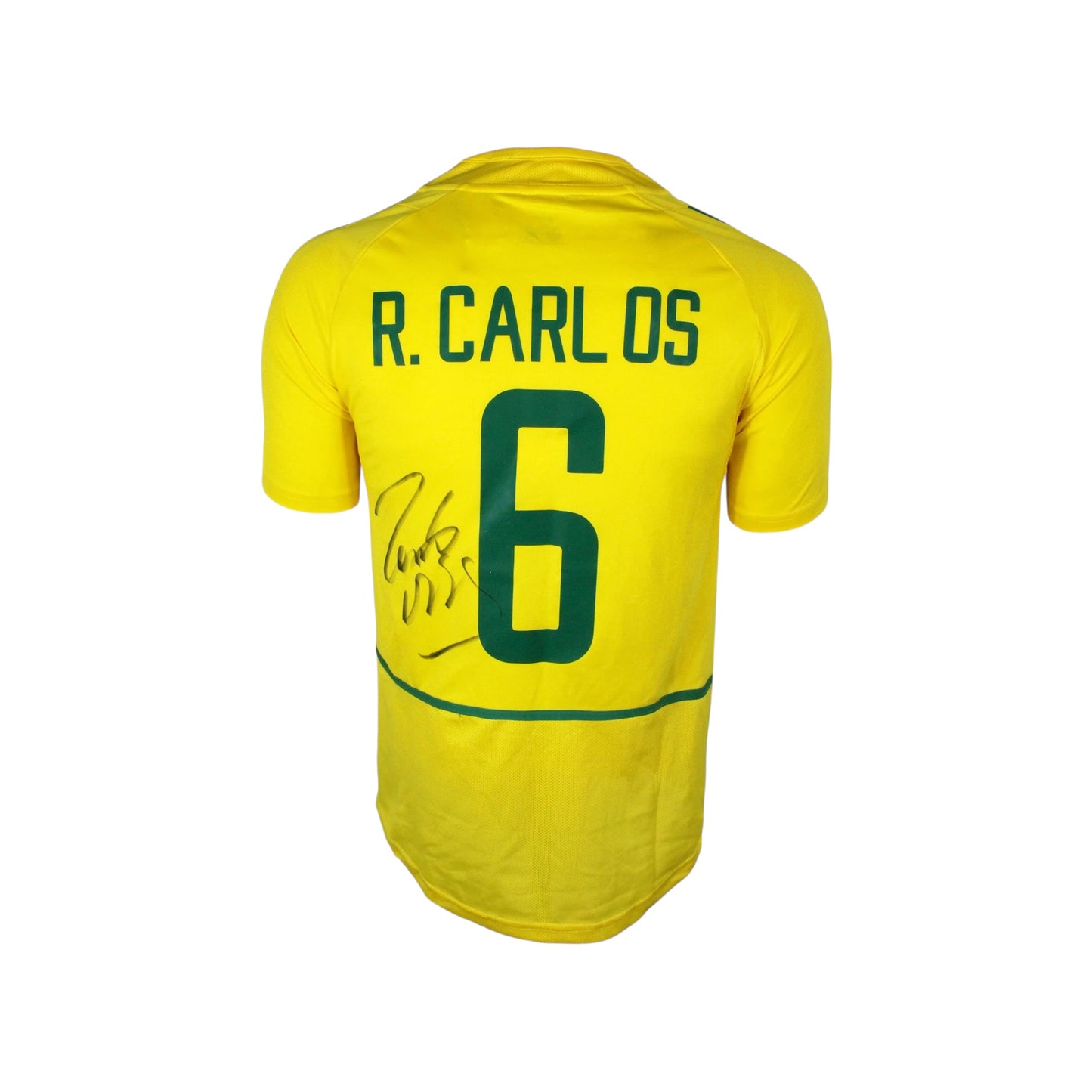 Pre order - Roberto Carlos hand signed Brazil shirt