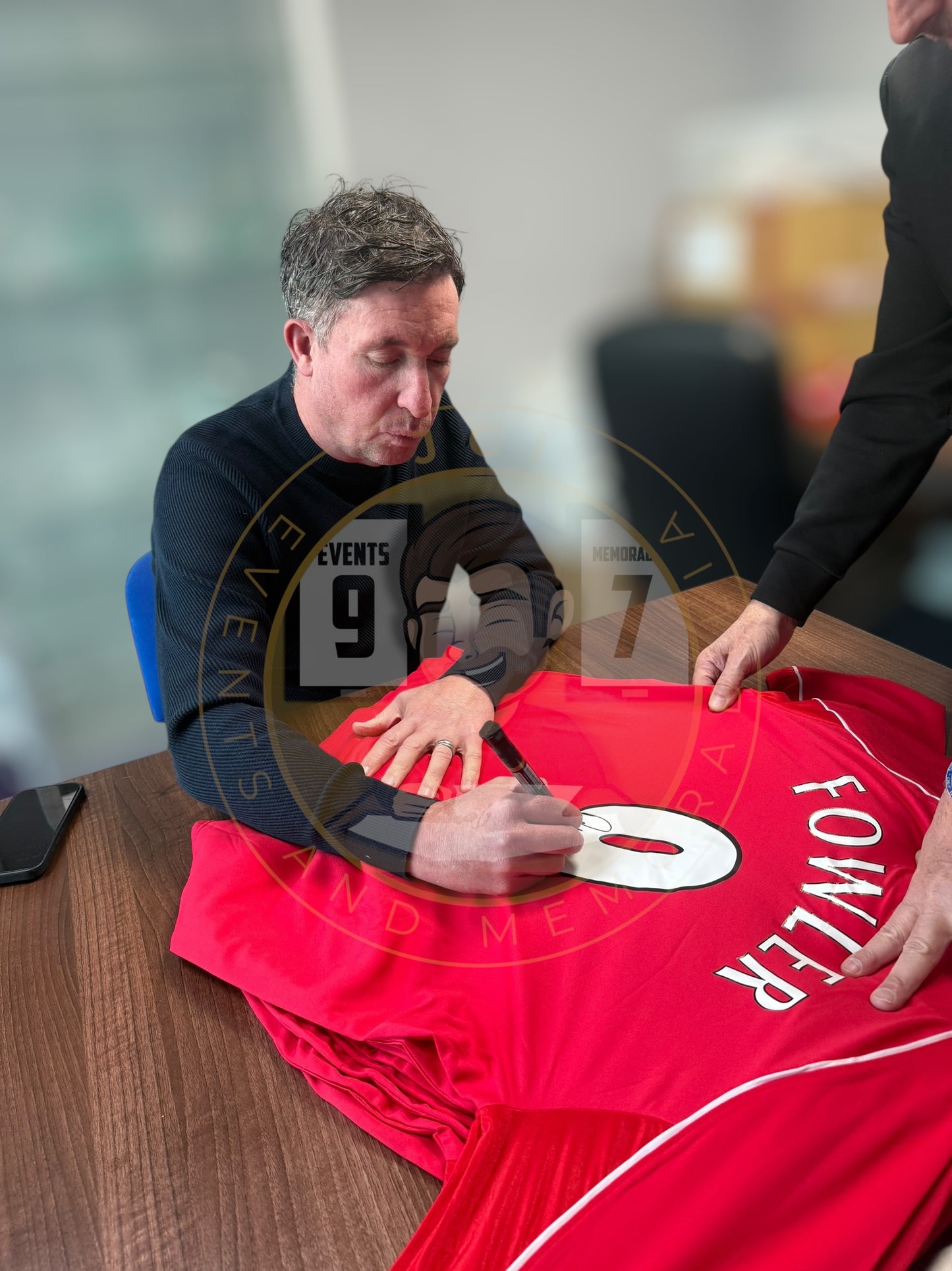 Robbie Fowler hand signed shirt