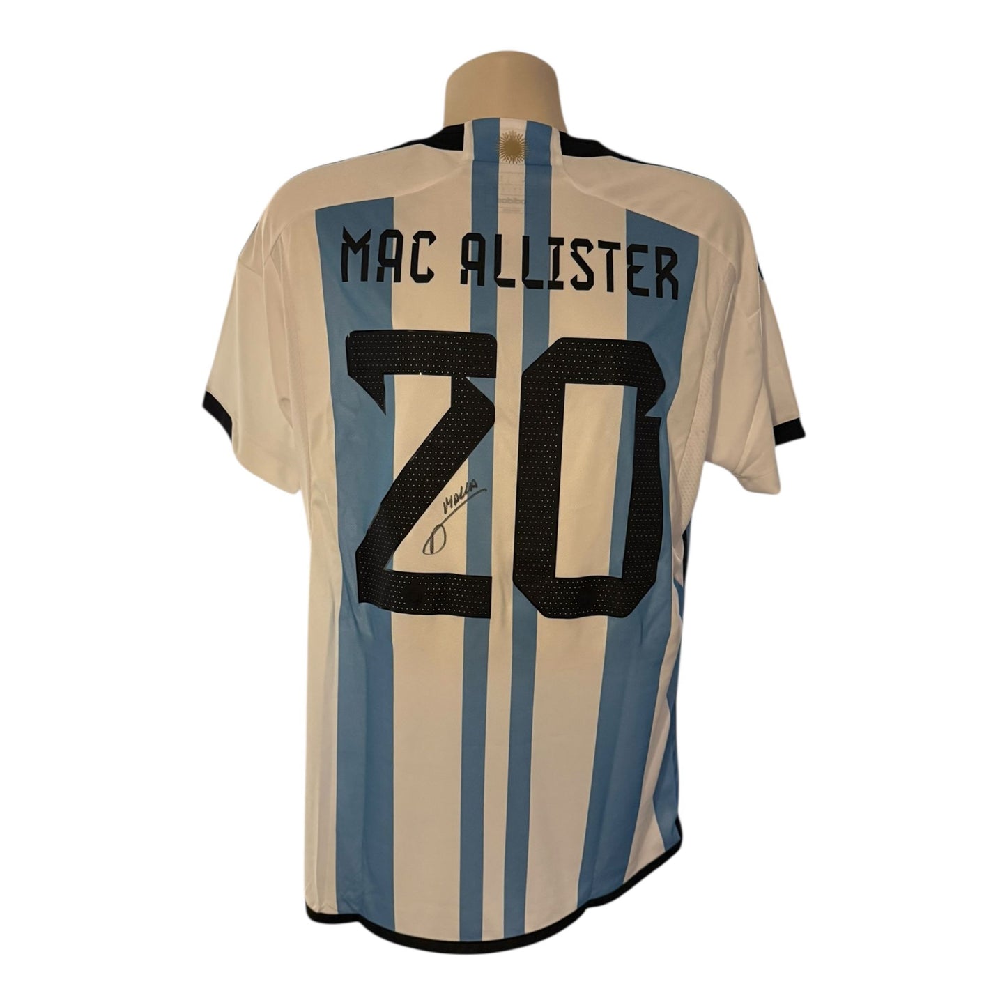 Alexis Mac Allister hand signed Argentina shirt