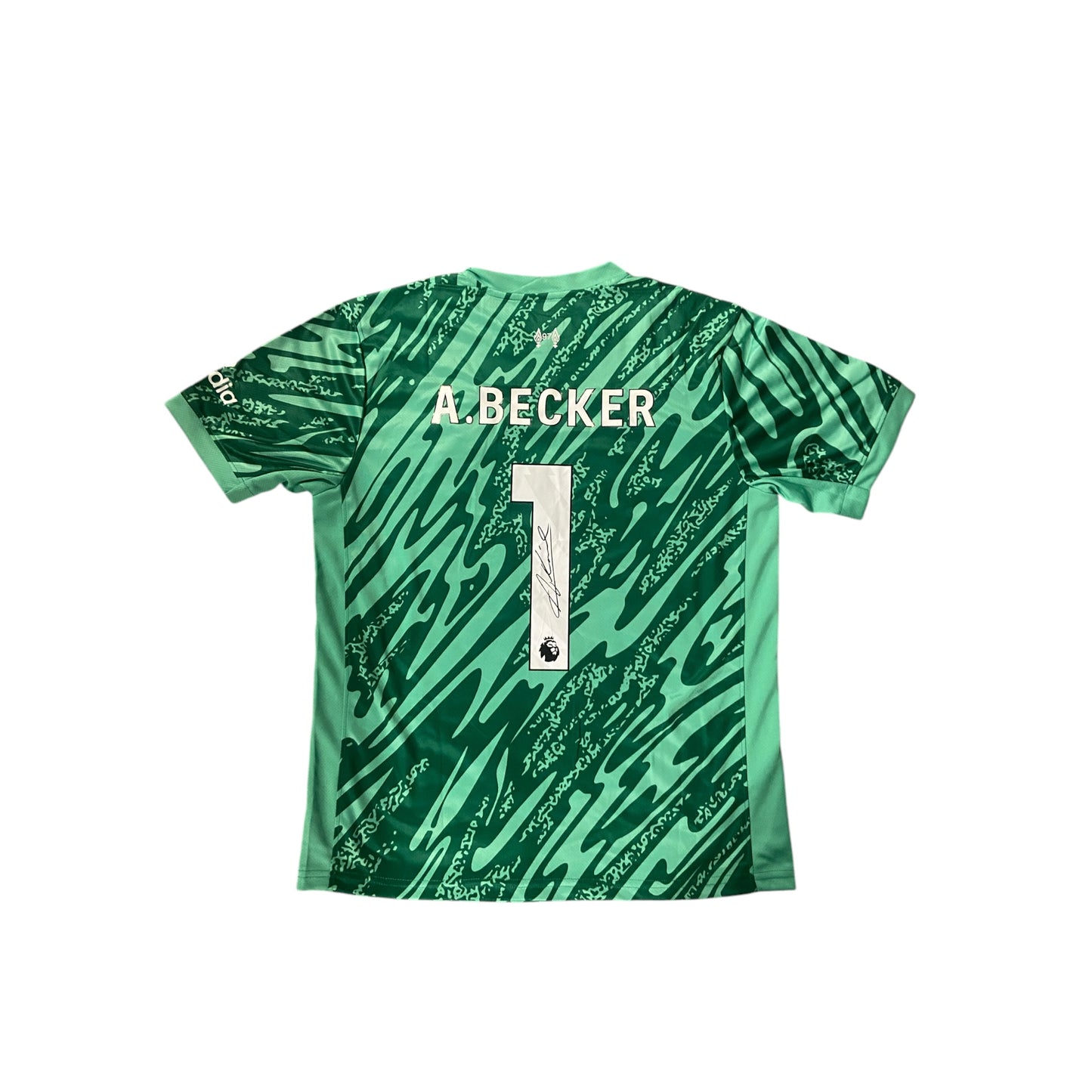 Alisson Becker hand signed shirt