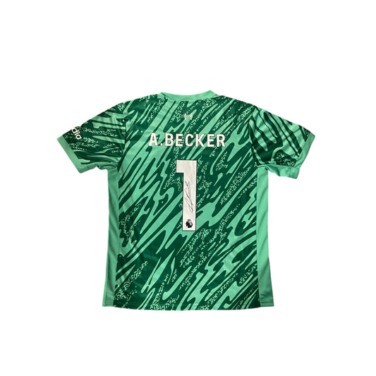 Alisson Becker hand signed shirt
