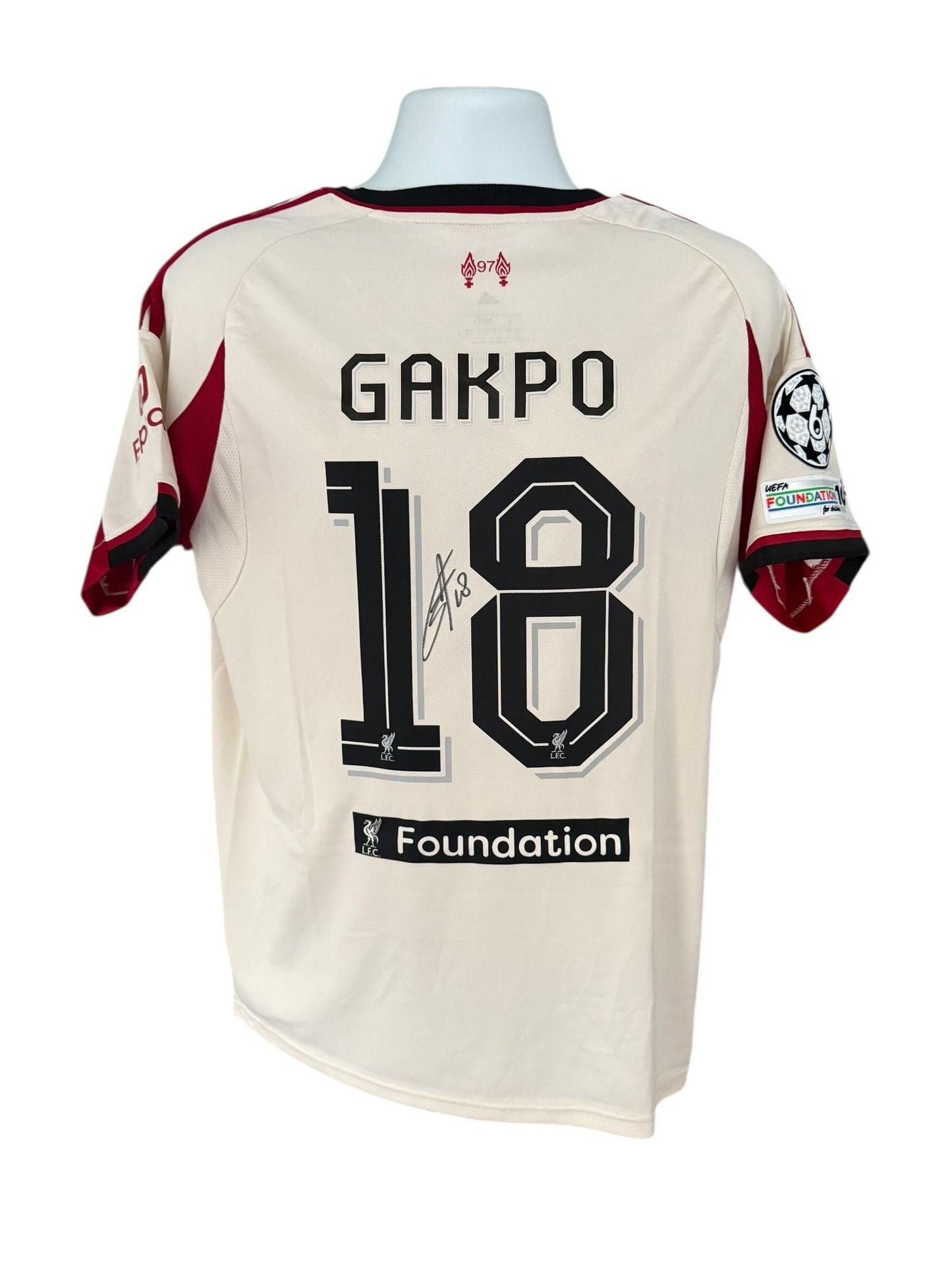 Cody Gakpo hand signed 25/26 Away shirt