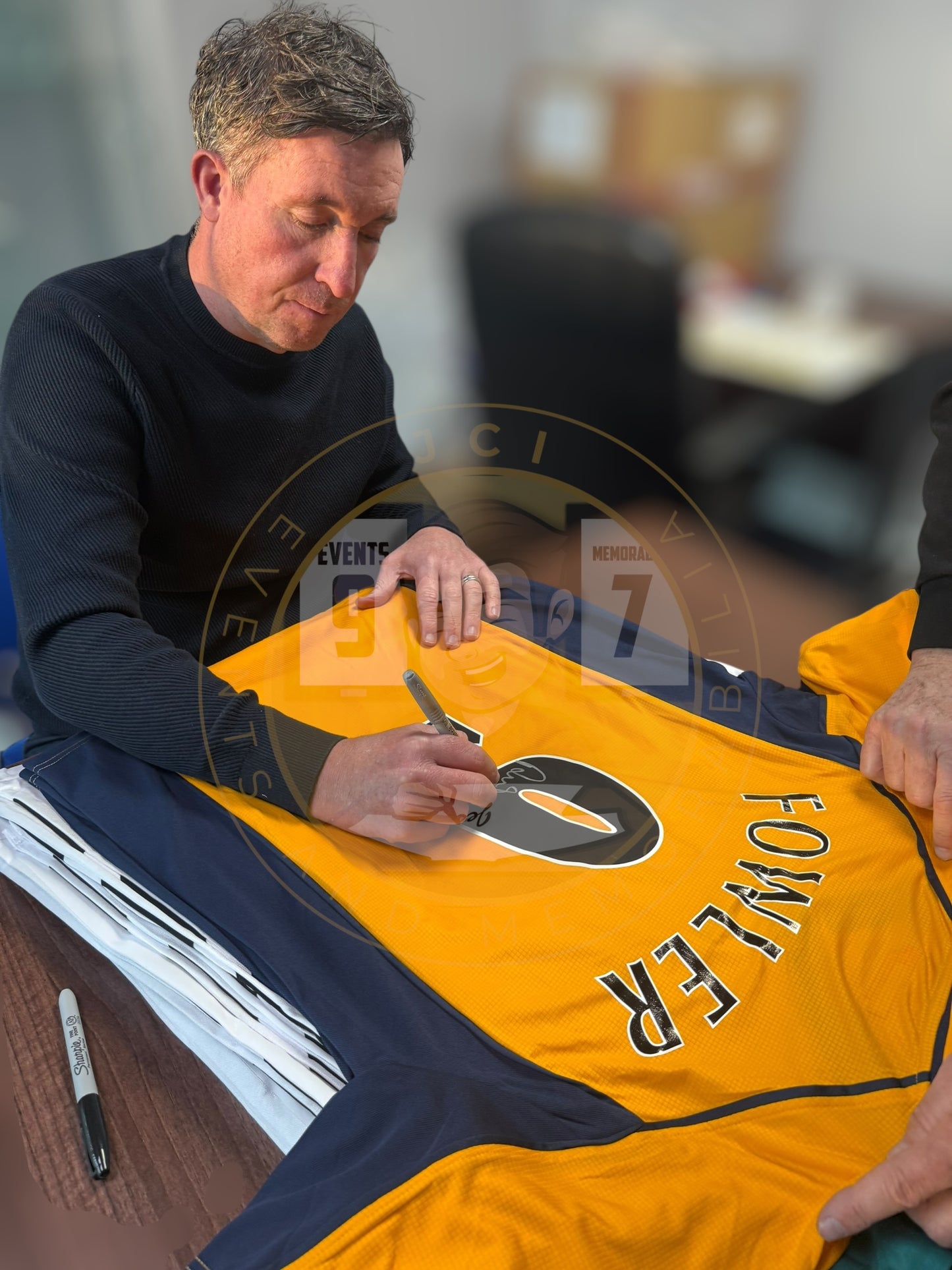 Robbie Fowler hand signed shirt