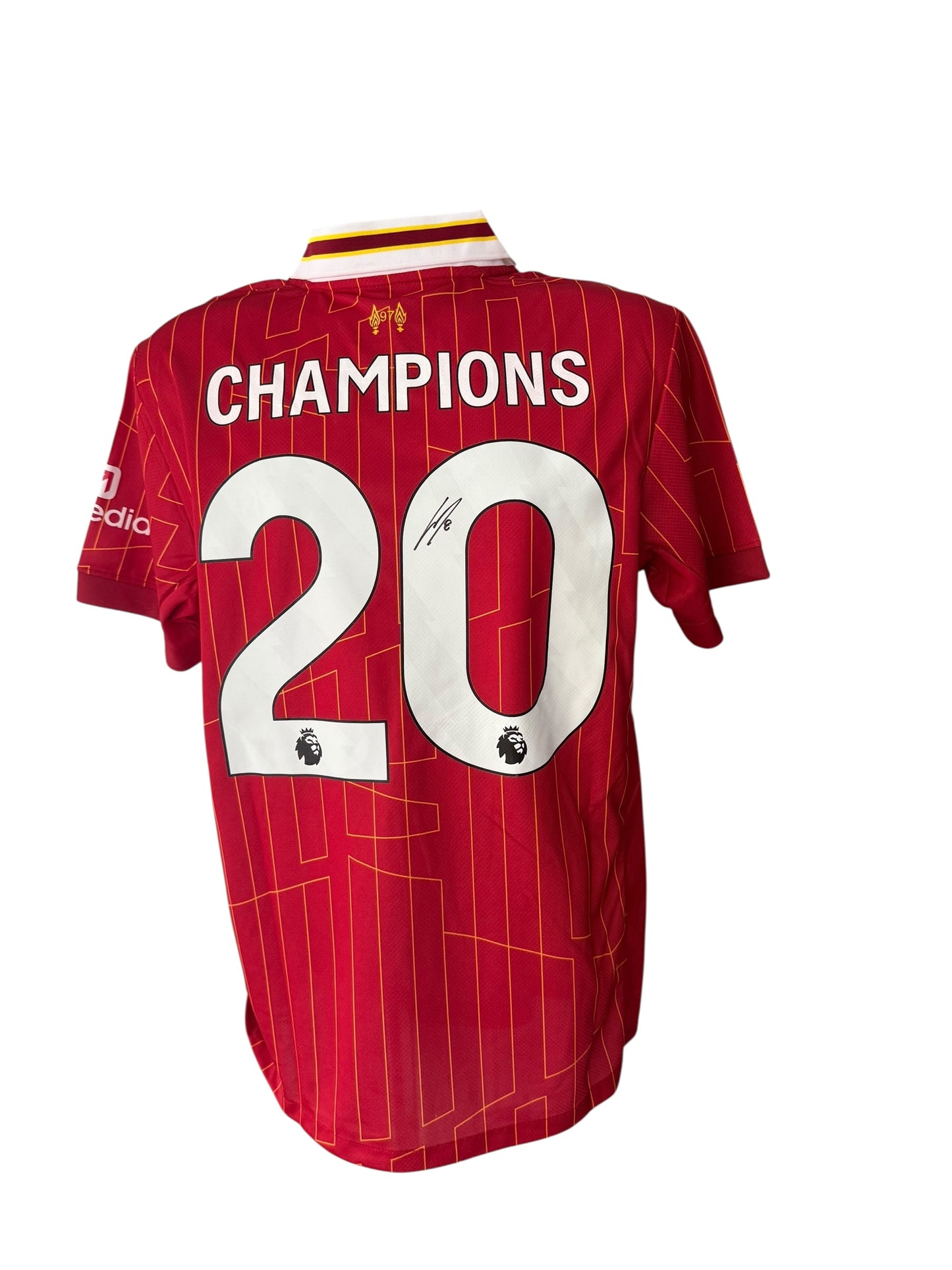 Dominik Szoboszlai hand signed 24/25 Champions shirt