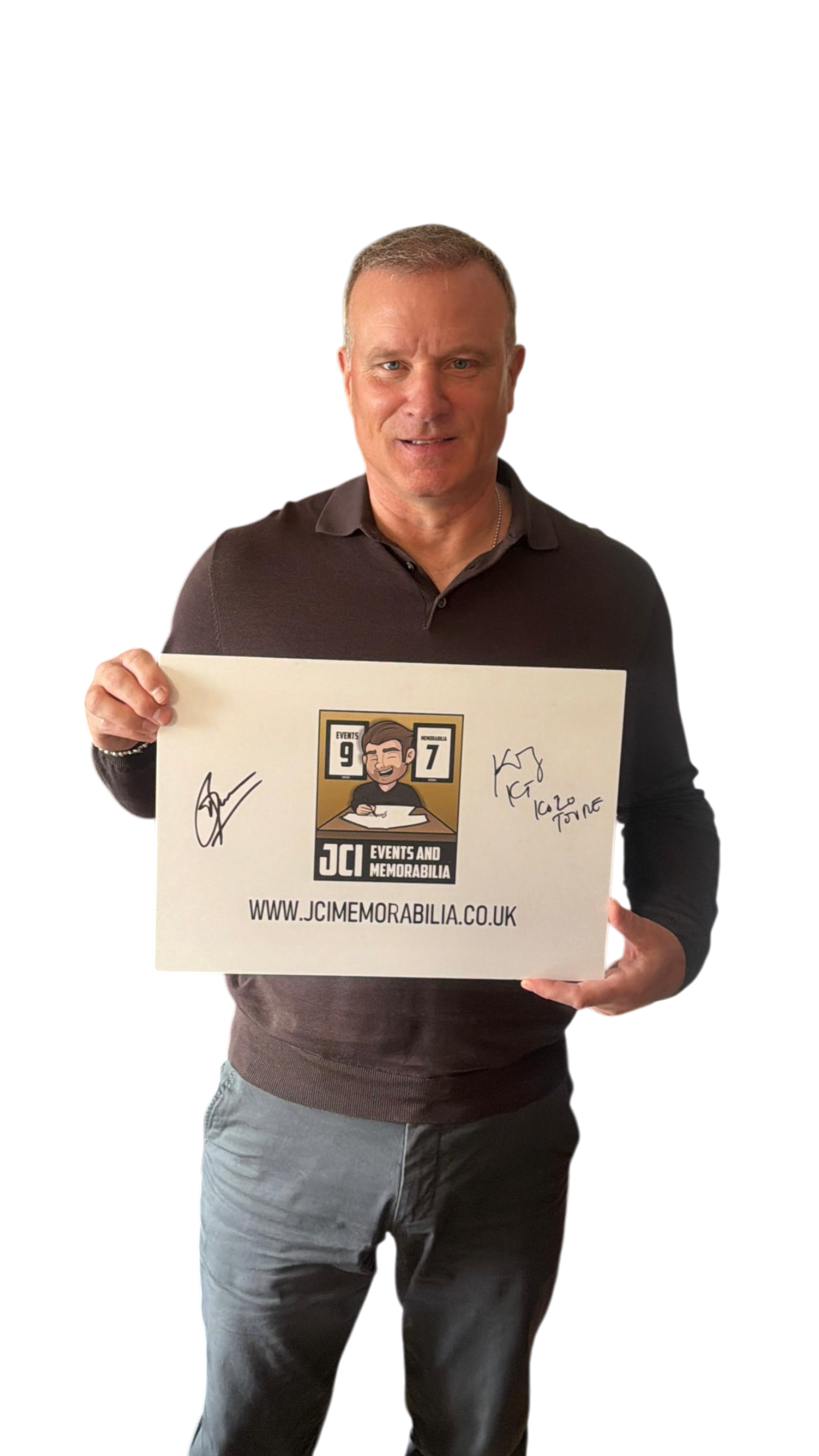 Dennis Bergkamp Hand Signed 16X12 Image