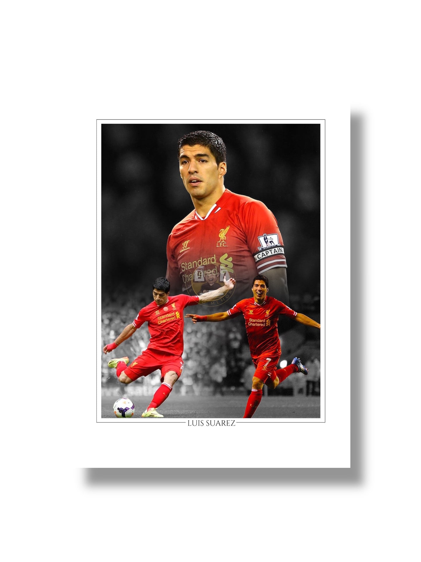 Pre order - Luis Suarez hand signed 16x12 image
