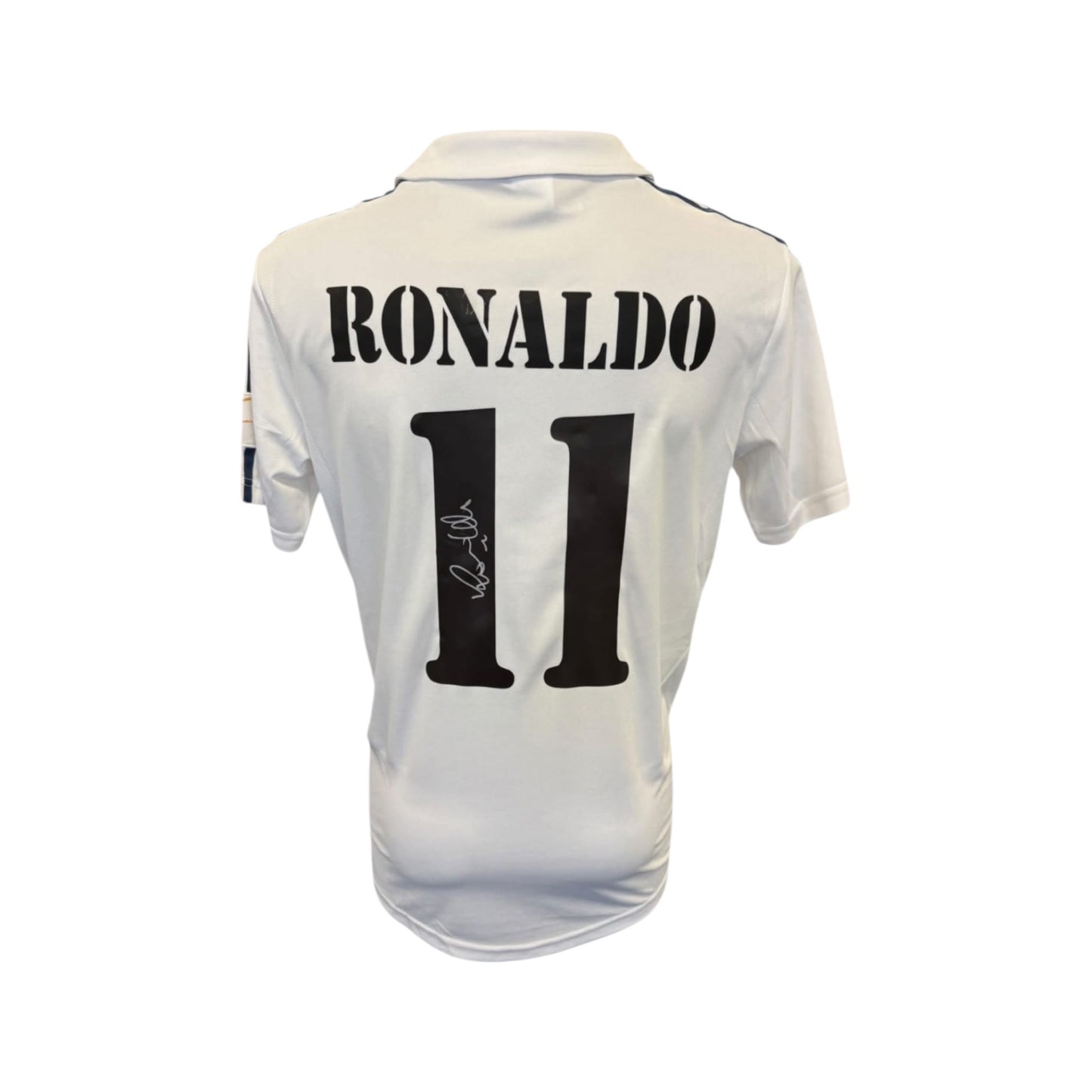 Ronaldo Nazário hand signed Real Madrid 2002 shirt