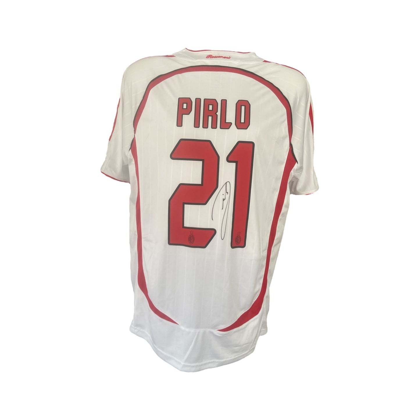 Andrea Pirlo hand signed AC Milan Away shirt