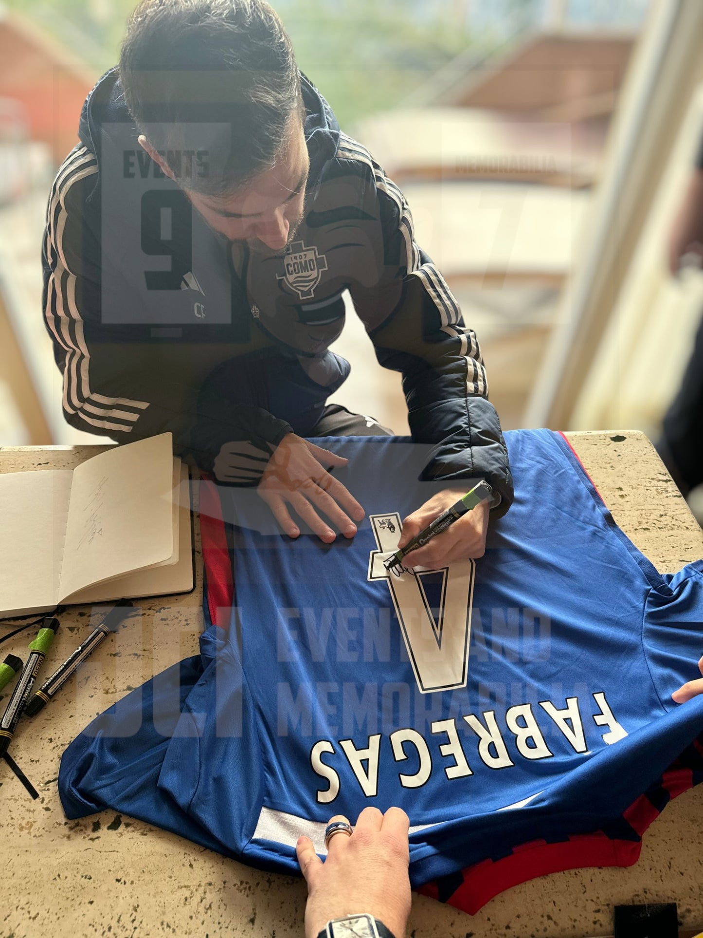 Cesc Fabregas hand signed Chelsea shirt