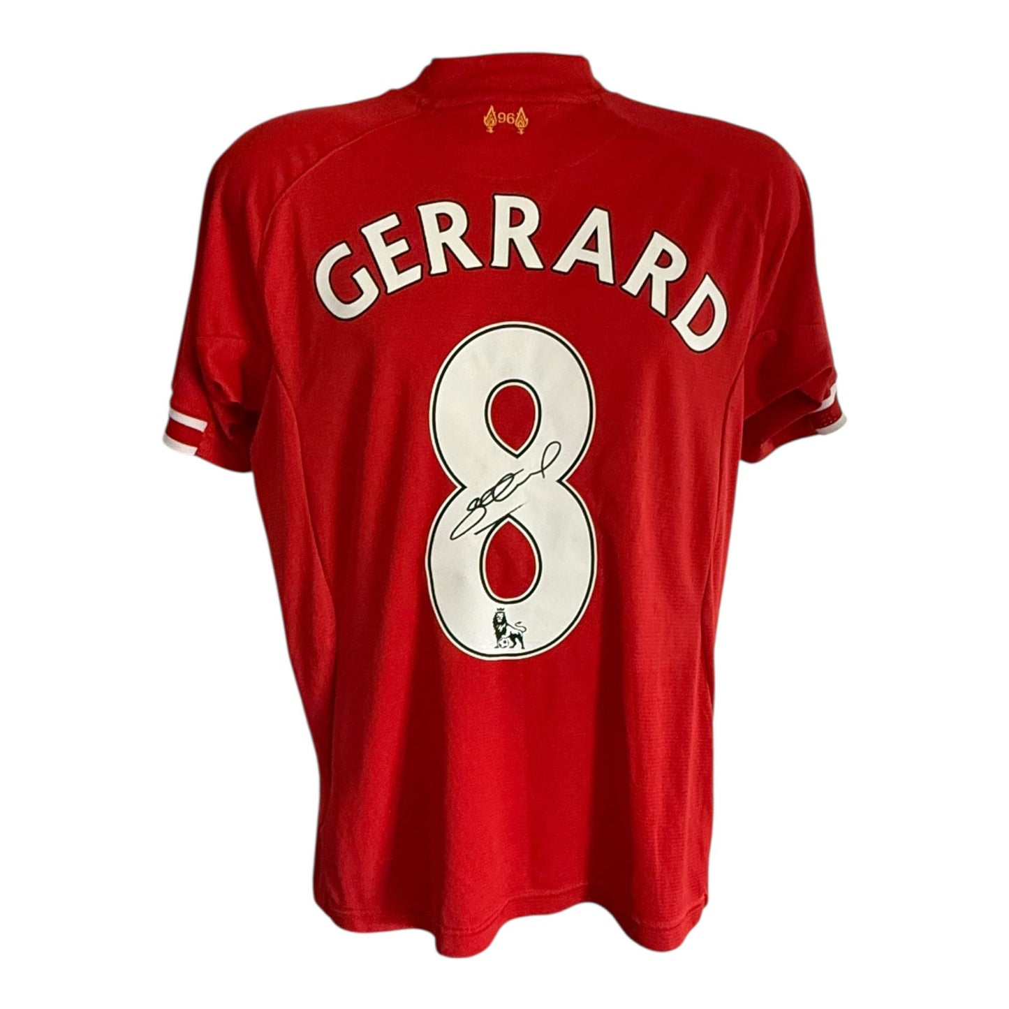 Steven Gerrard hand signed 2013/14 shirt