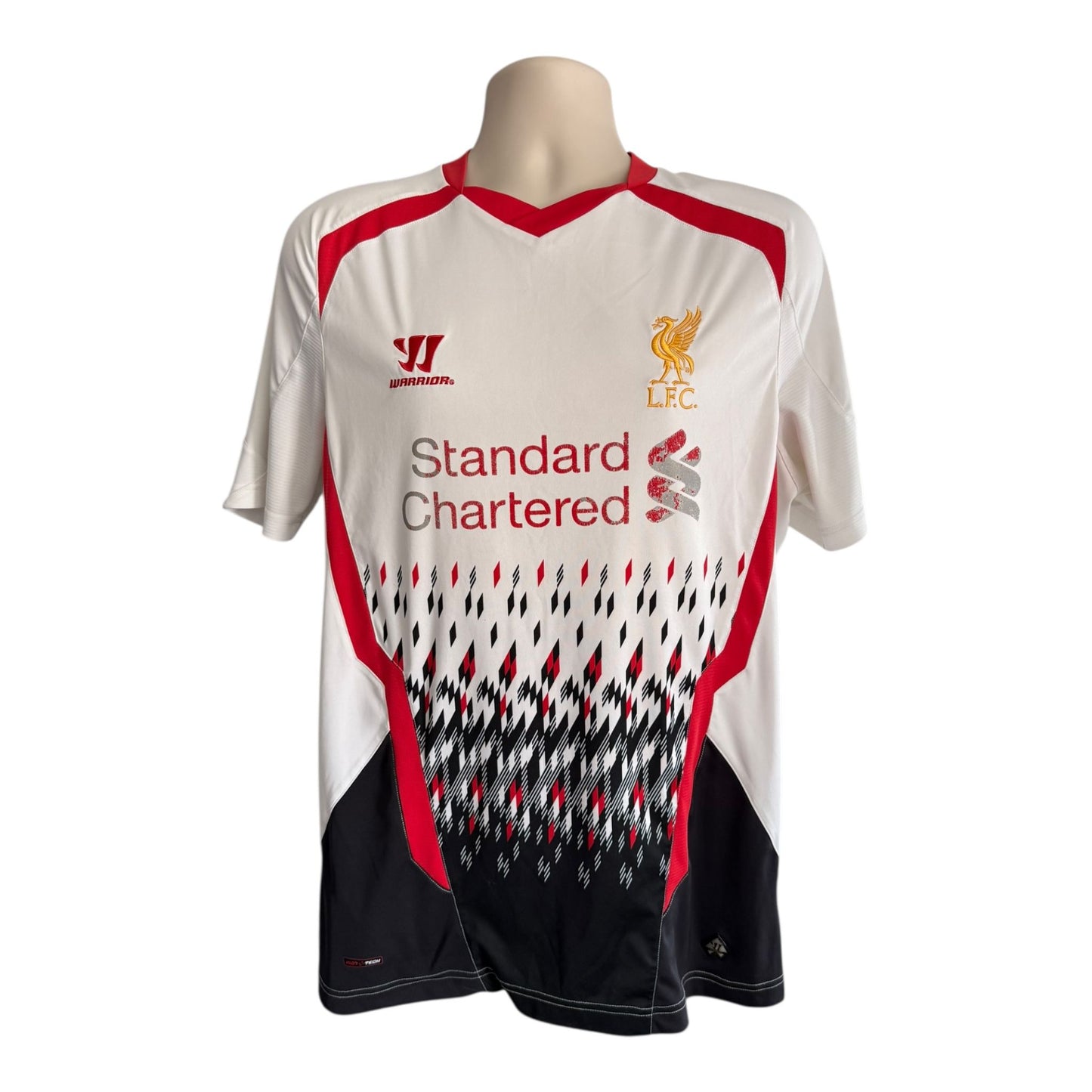 Steven Gerrard hand signed 2013/14 away shirt