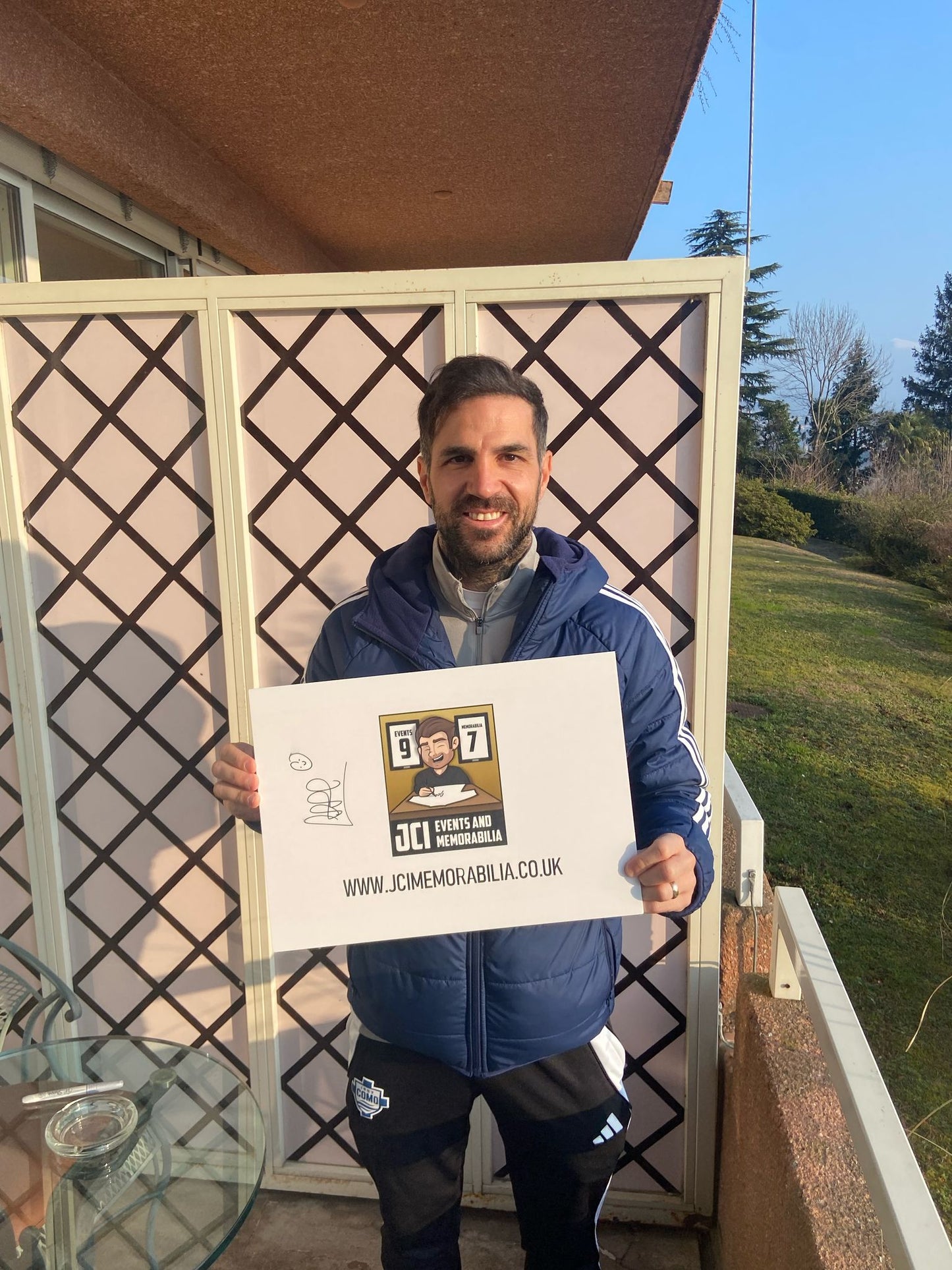 Cesc Fabregas hand signed 2011/2012 Barcelona shirt