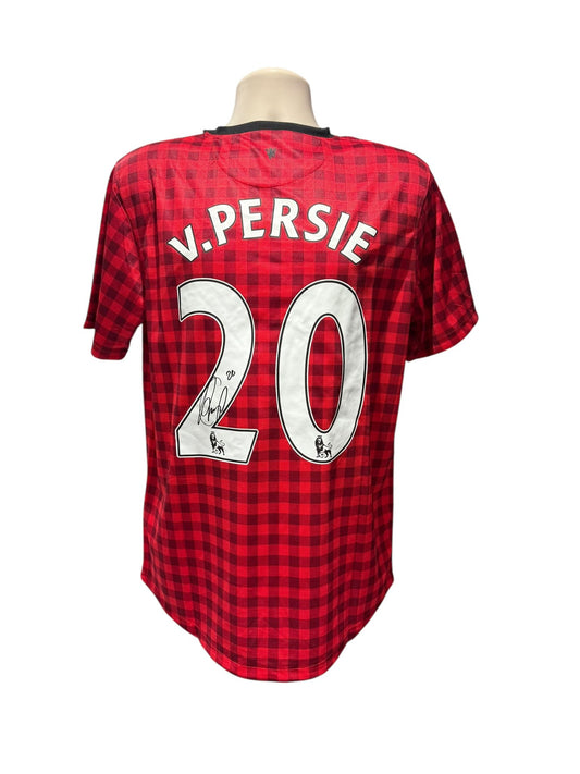 Robin Van Persie Hand signed Manchester united 2012/13 shirt
