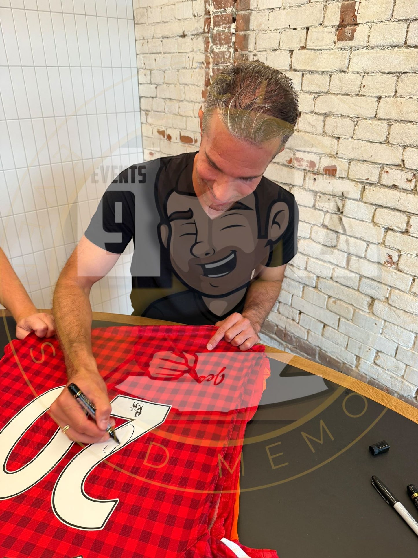 Robin Van Persie Hand signed Manchester united 2012/13 shirt