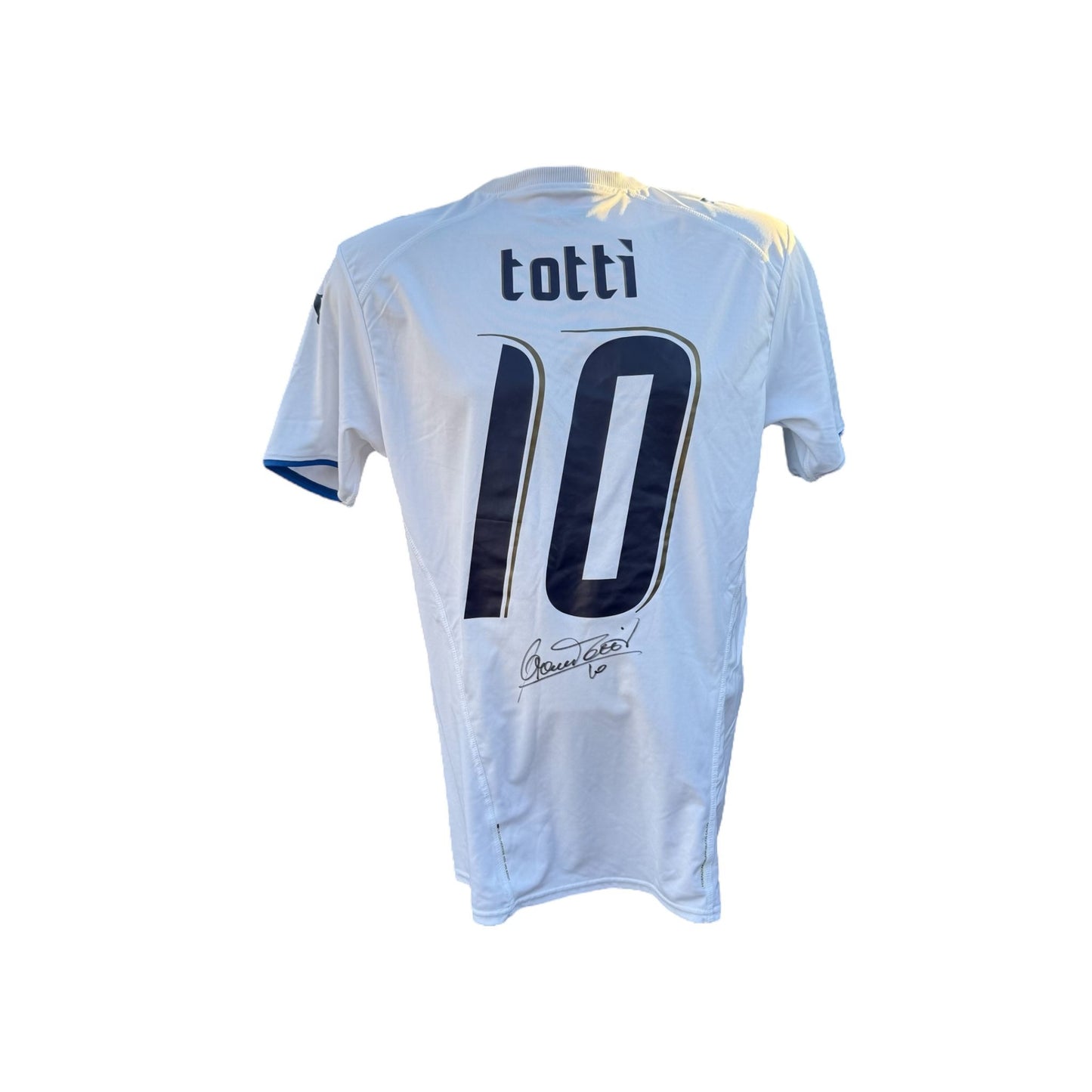 Francesco Totti Front signed Italy shirt
