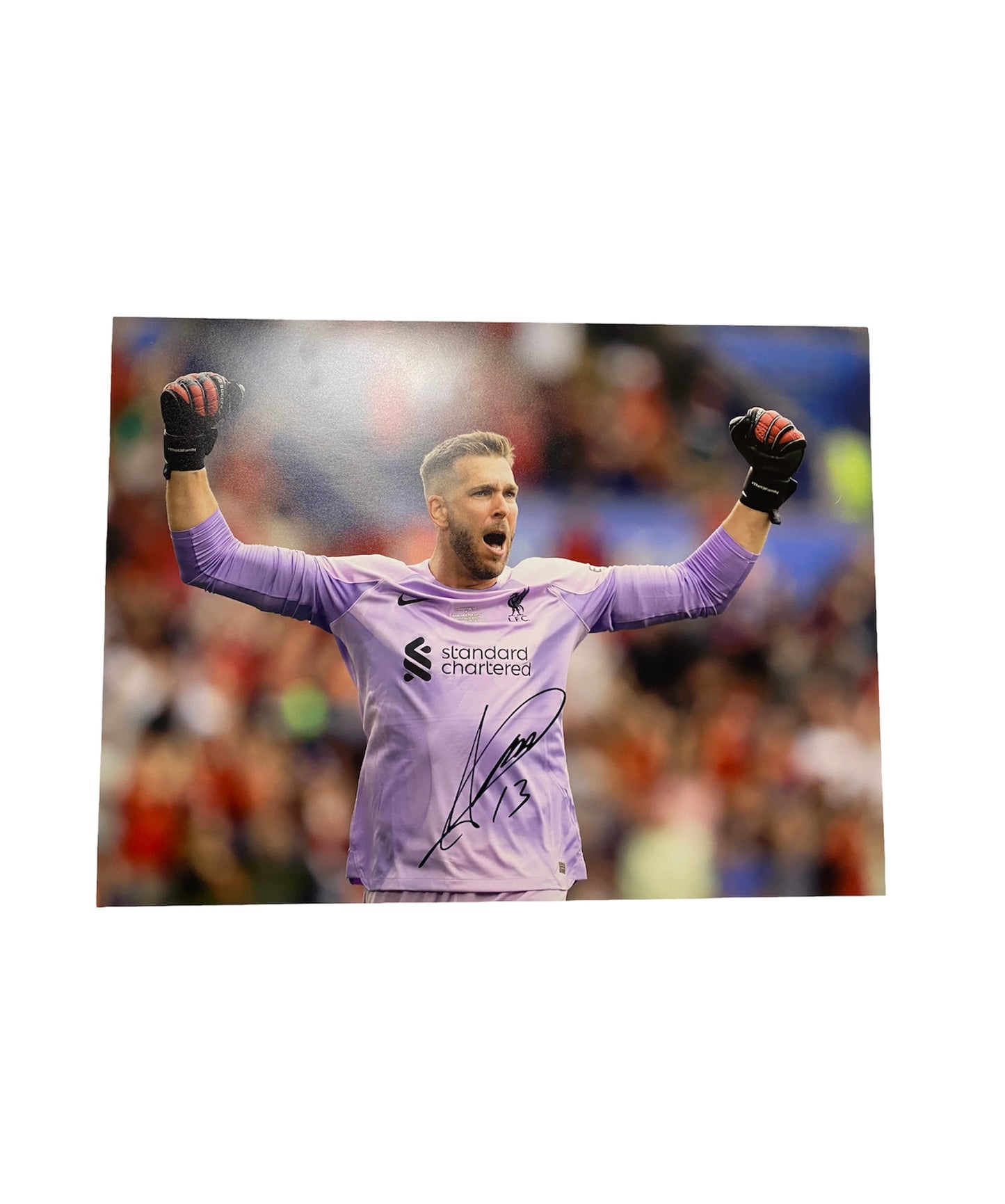 San Miguel signed 16x12 image