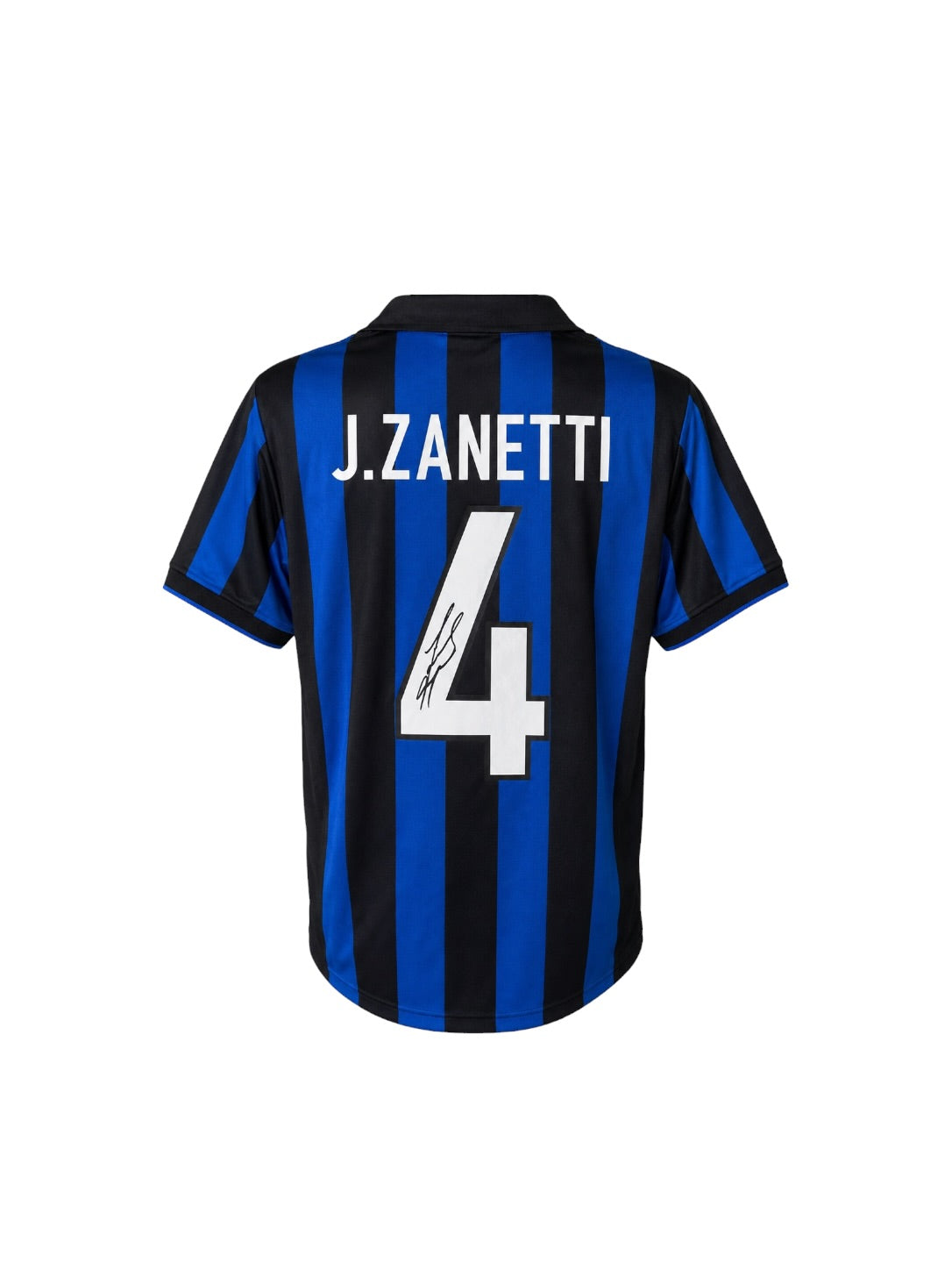 Javier Zanetti Hand Signed Inter Milan Home Shirt