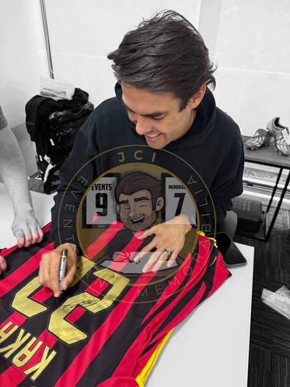 Kaka Hand signed AC Milan Home 2007 shirt