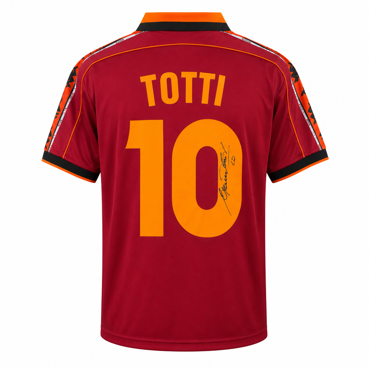 Francesco Totti Hand Signed 1998-99 AS Roma Shirt