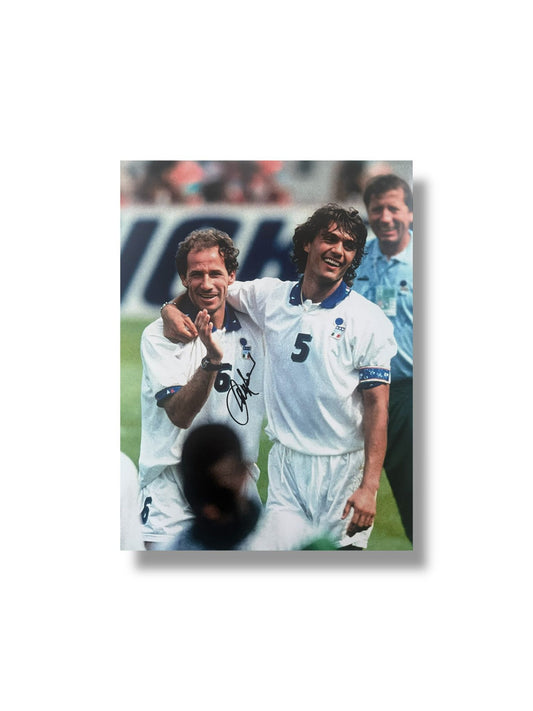 Franco Baresi hand signed 16x12 Image