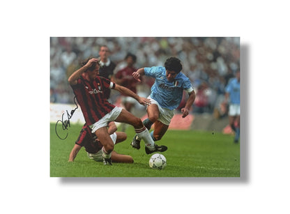 Franco Baresi hand signed 16x12 Image