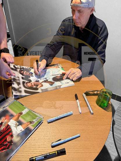 Franco Baresi hand signed 16x12 Image