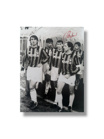 Franco Baresi hand signed 16x12 Image