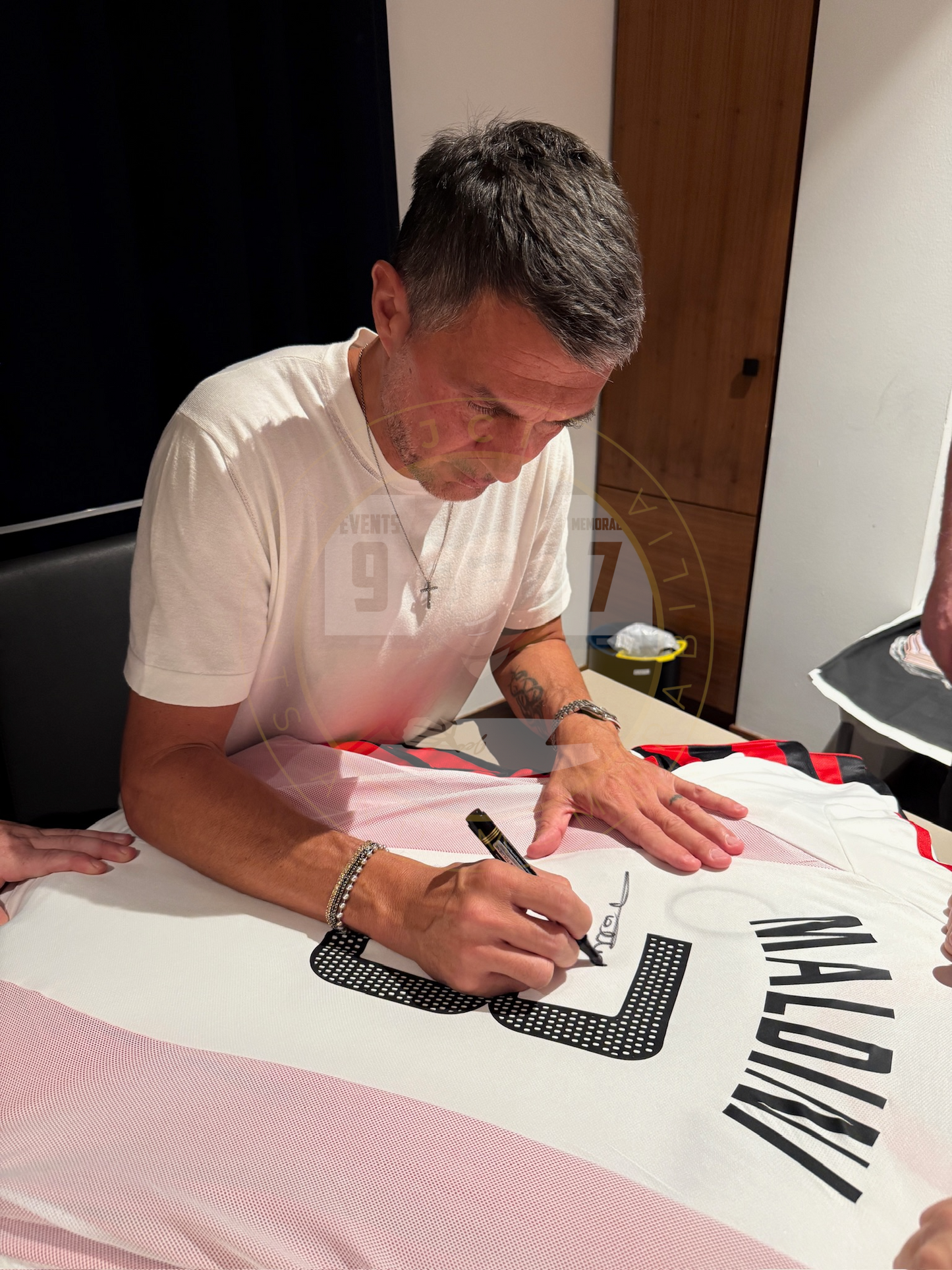 Paolo Maldini hand signed 2003 AC Milan Shirt