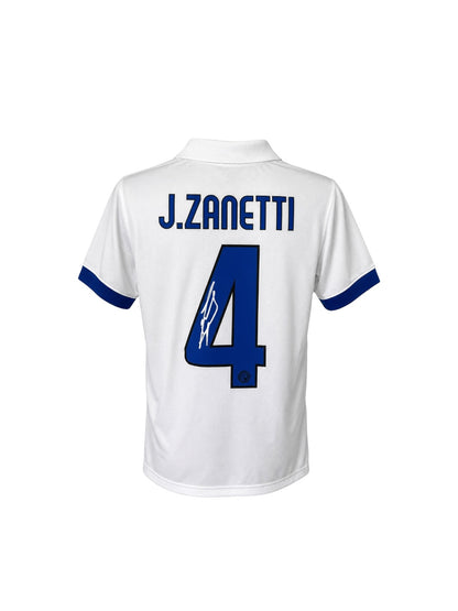 Javier Zanetti Hand Signed Inter Milan Away Shirt