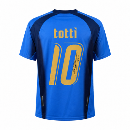 Francesco Totti signed Italy 2006 shirt