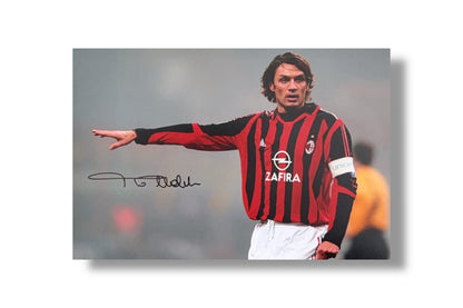 Paolo Maldini hand signed 16x12 image