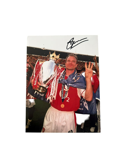 Dennis Bergkamp Hand Signed 16X12 Image