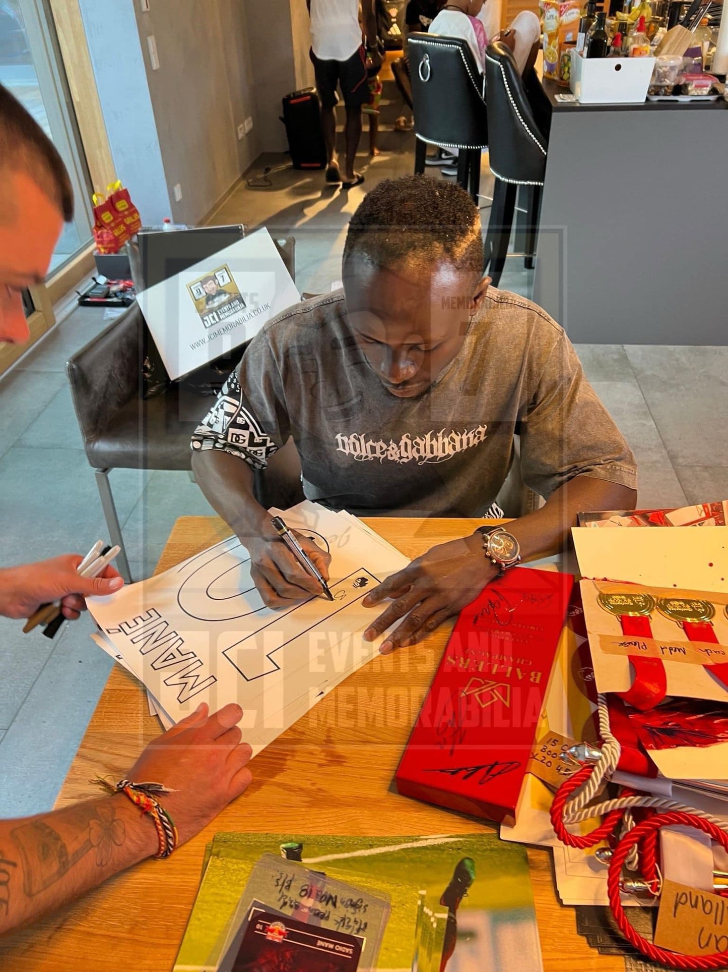 Sadio Mane hand signed 20/21 home shirt