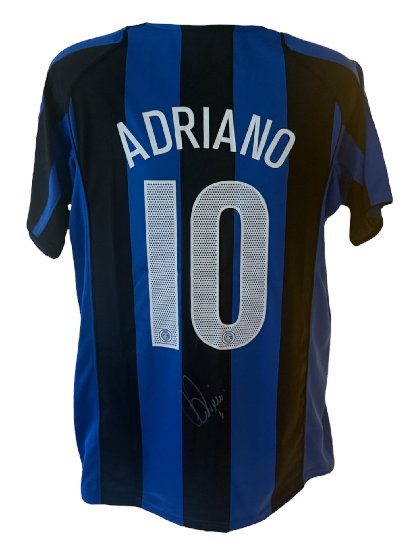 Adriano Leite Ribeiro hand signed Inter Milan Shirt