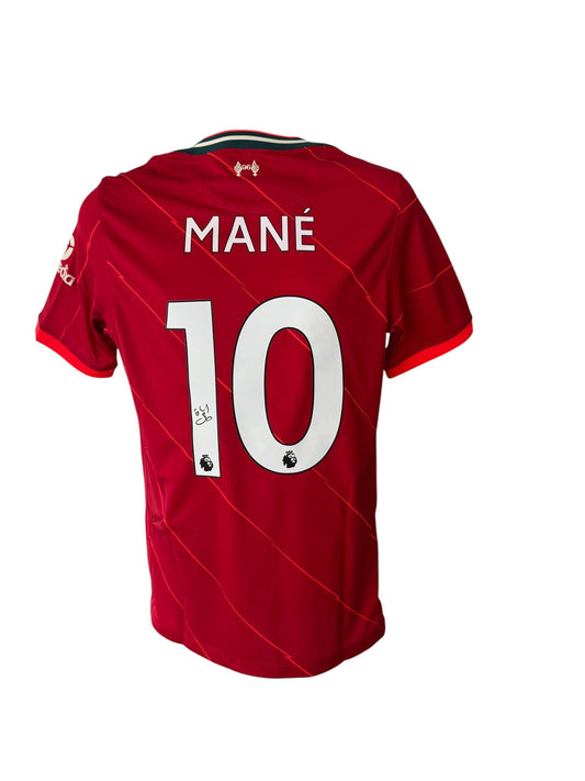 Sadio Mane hand signed 21/22 home shirt