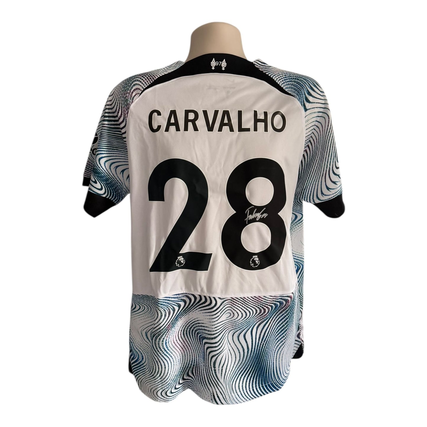 Fabio Carvalho hand signed 22/23 Away shirt