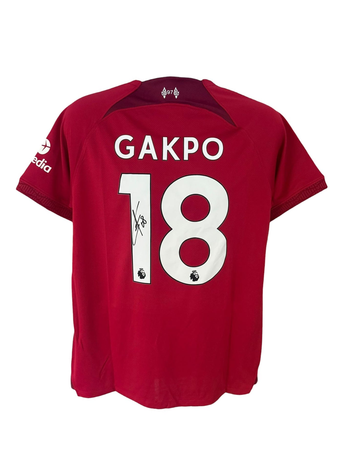 Cody Gakpo hand signed 22/23 Home shirt