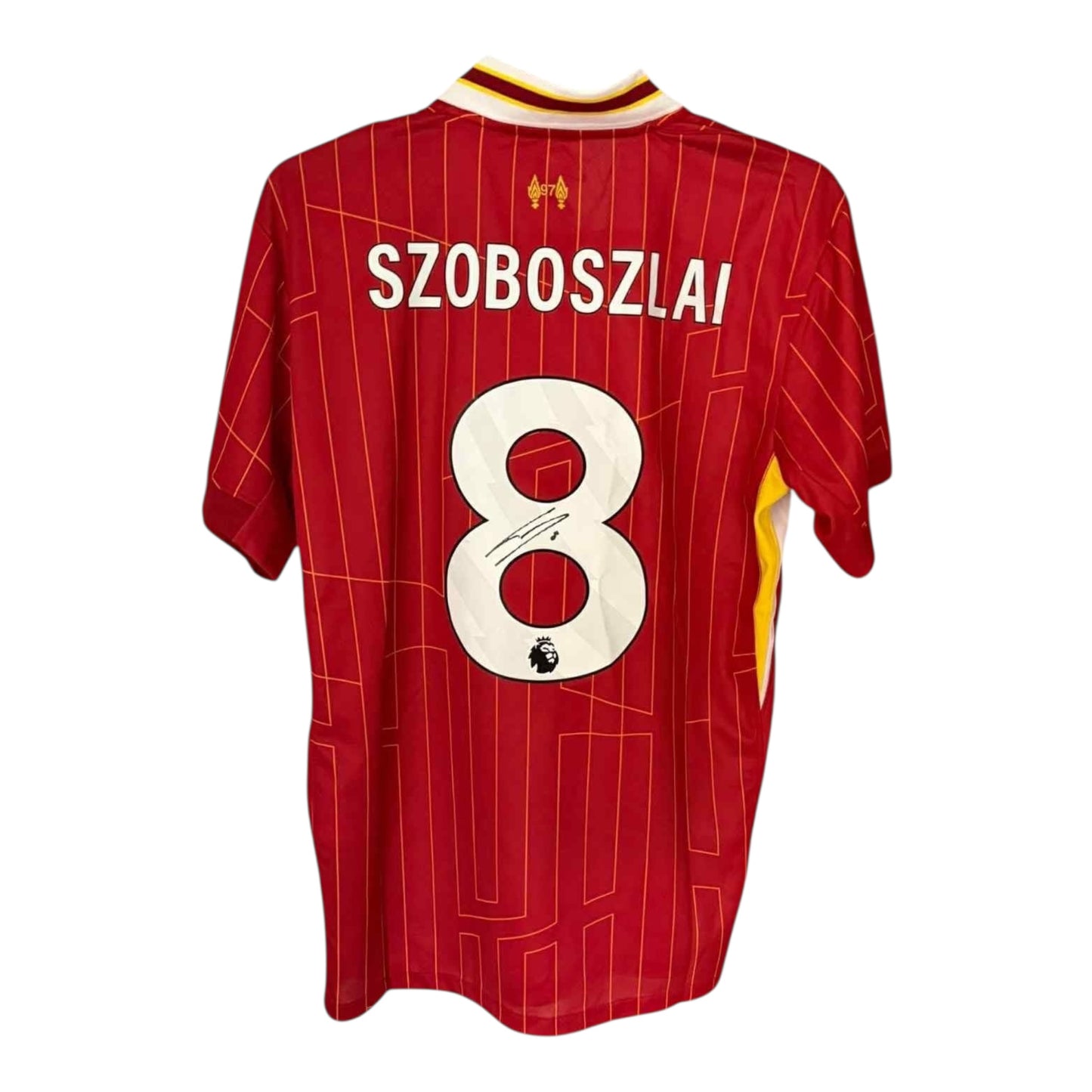 Dominik Szoboszlai hand signed 24/25 home shirt