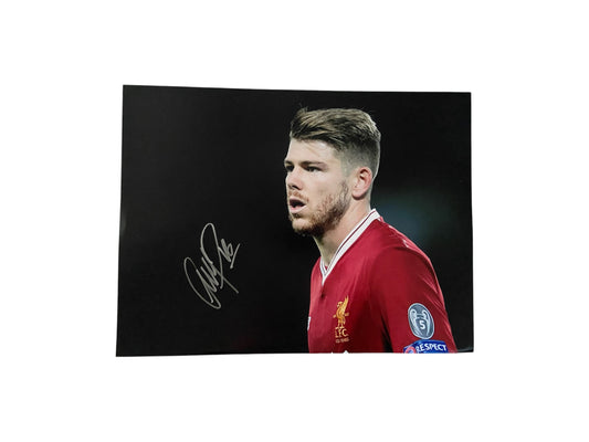 Alberto Moreno hand signed 16x12 image