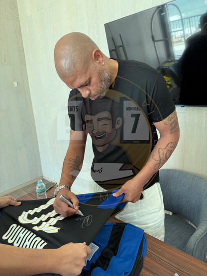 Adriano Leite Ribeiro hand signed Inter Milan Shirt