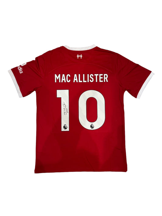 Alexis Mac Allister signed 23/24 Home shirt