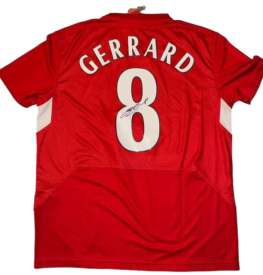 Steven Gerrard signed 2005 Shirt