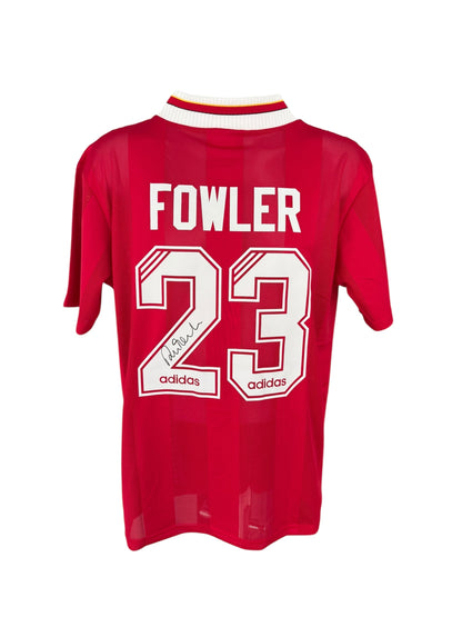 Robbie Fowler hand signed shirt