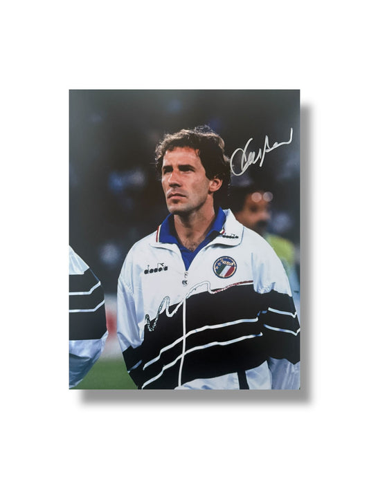 Franco Baresi hand signed 16x12 Image