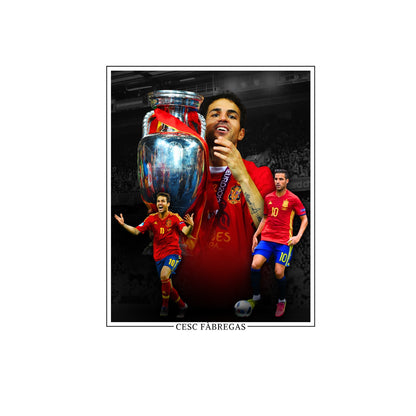 Pre Order - Cesc Fabregas hand signed 16x12 image