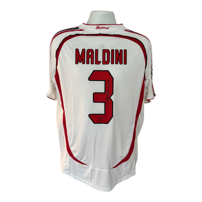 Paolo Maldini hand signed 2007 AC Milan Shirt