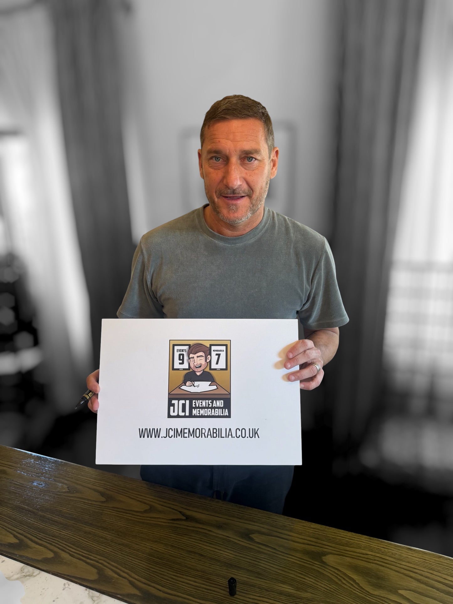 Francesco Totti Hand signed Diadora Boot
